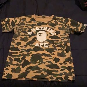 Bape camo shirt